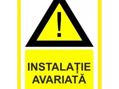 Placuta pentru instalatie avariata